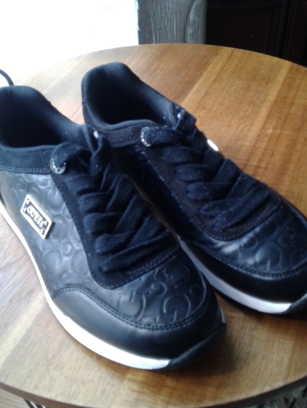 Coach Women’s Black Embossed Monogram Sneakers
